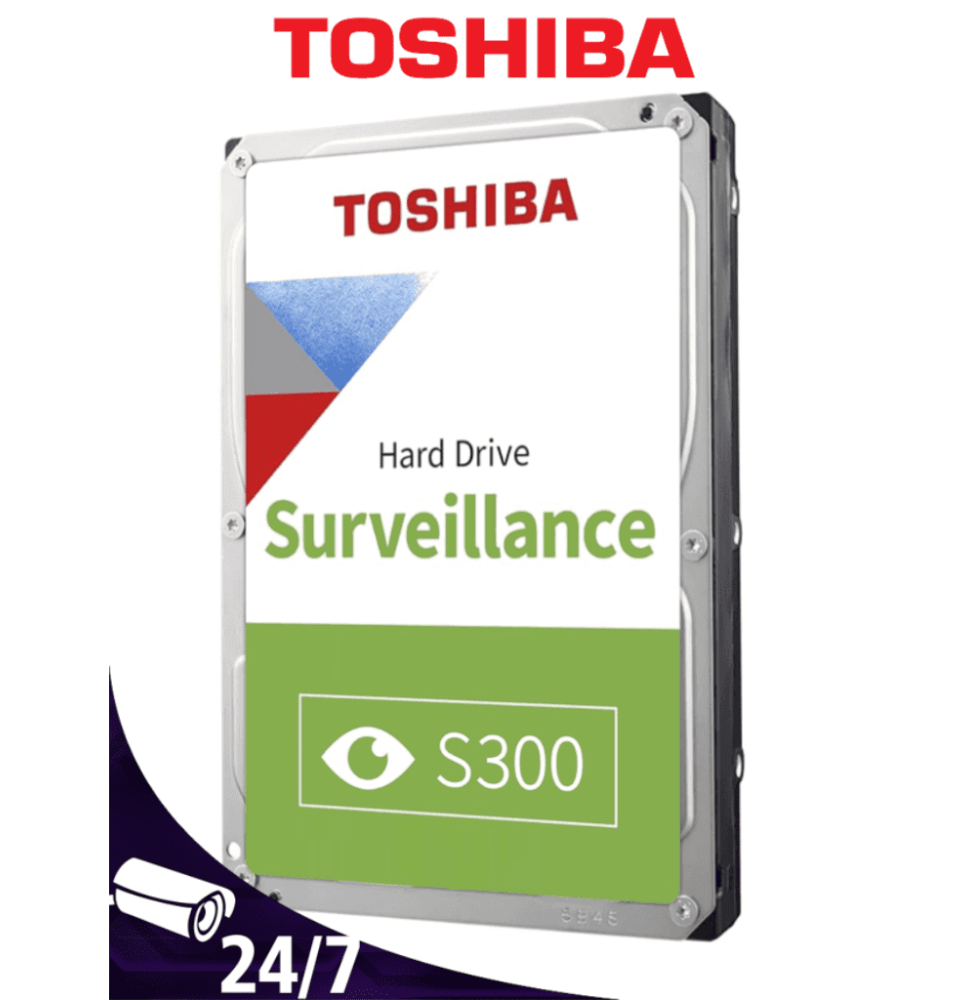 TOSHIBA HDWT720UZSVA -  Disco Duro de 2TB/ Serie S300 Especial Para Videovigilancia/