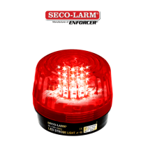 Seco-Larm SL1301SAQR -  Luz Estroboscópica LED Alámbrica con sirena incluida de 100 d