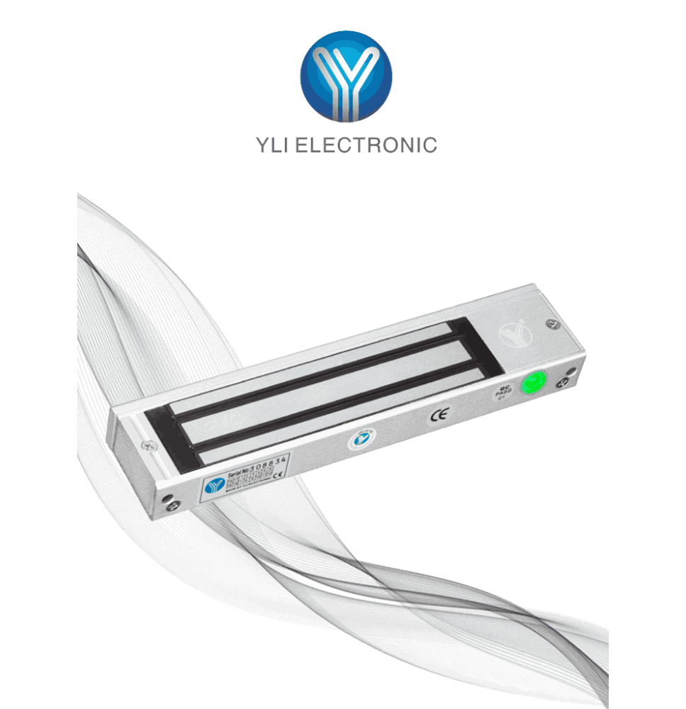 YLI YM500NLED - Cerradura Magnética con Indicador Led para Control de Acceso / Uso ru