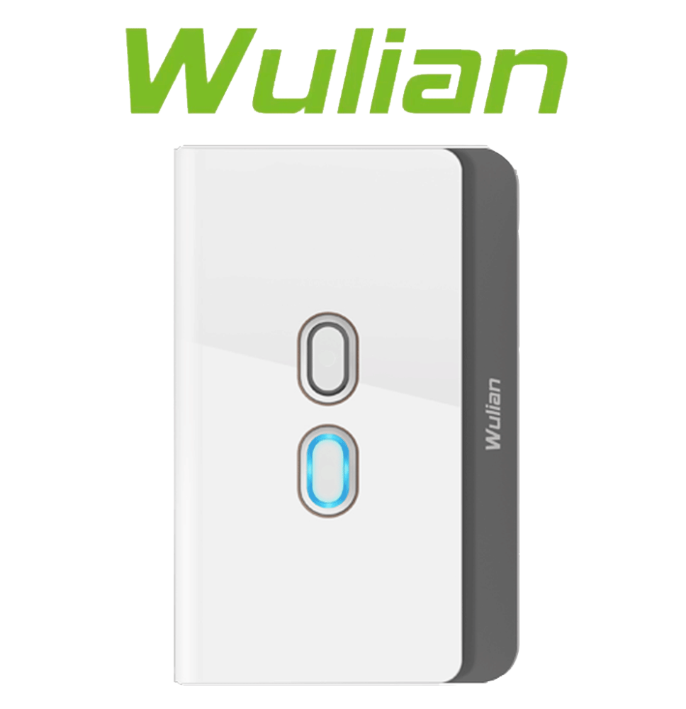 WULIAN SWITCHA2LN - Apagador Inteligente Formato Americano Conexión LN 2 Botones /  Z