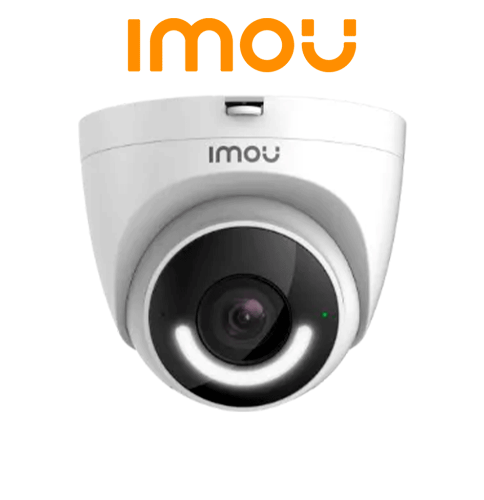 IMOU Turret (IPC-T26EN-0280B-imou) - Cámara IP Domo WiFi de 2MP con disuasión activa