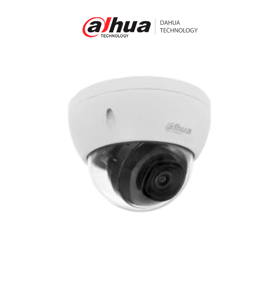 DAHUA IPC-HDBW1230E S2- Cámara IP Domo Antivandalica de 2 Megapixeles/ Lente de 2.8 m