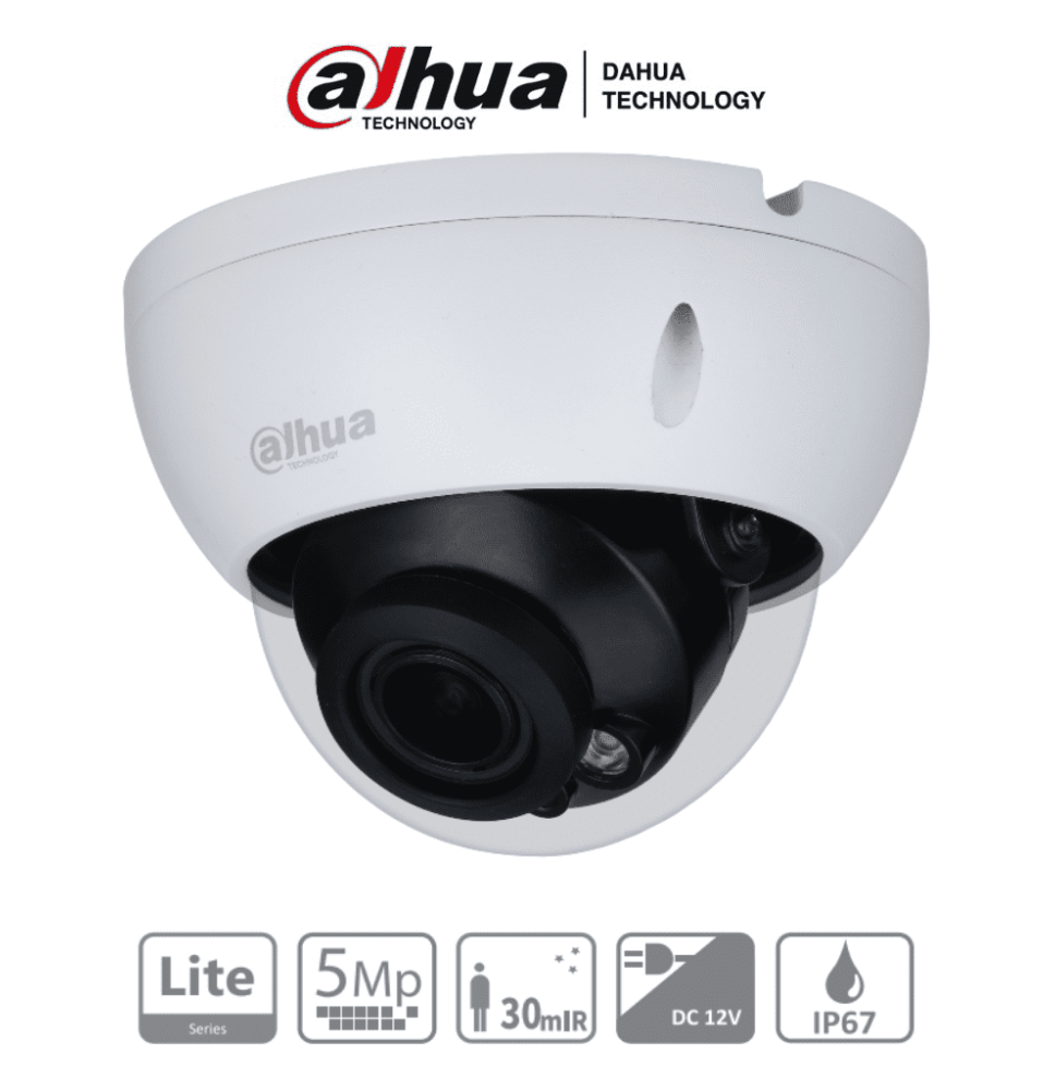 DAHUA HAC-HDBW1500R-Z - Camara Domo Antivandalica de 5 Megapixeles/ Lente Motorizado