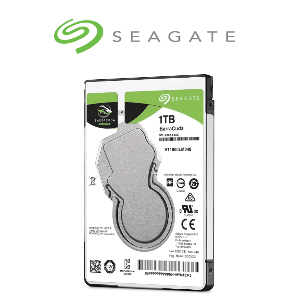 SEAGATE ST1000LM048  - Disco duro de 1TB / 2.5 Pulgadas  / Para usos multiples / SATA