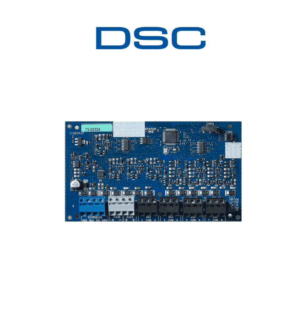 DSC-HSM3408- Módulo Expansor de 8 Zonas Cableadas compatible con Power Series PRO DSC