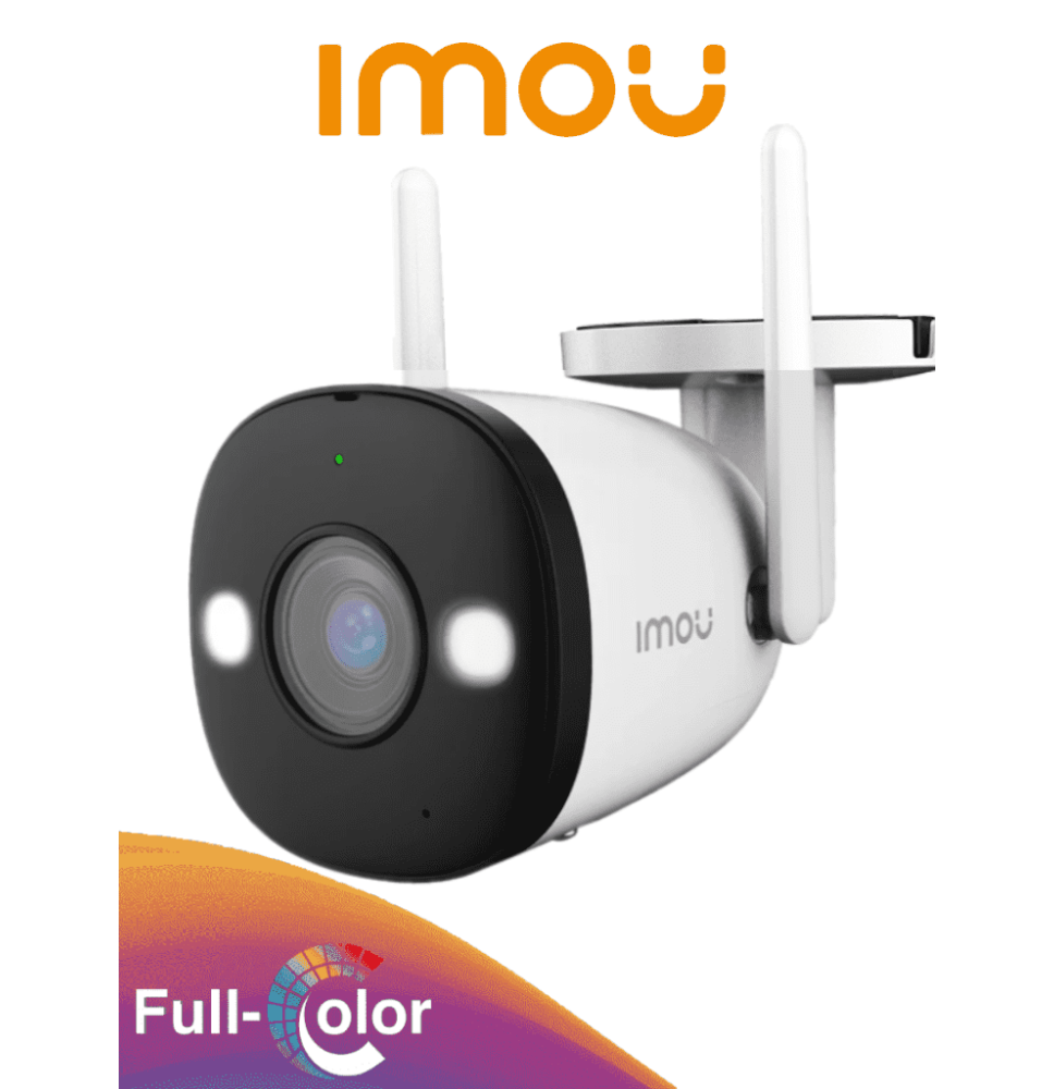 IMOU Bullet 2 2MP (IPC-F22FEN-0280B-imou) - Cámara IP Bullet Wifi de 2 Megapíxeles/ F