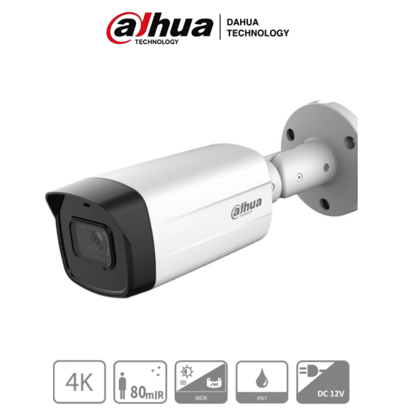 DAHUA HAC-HFW1801TM-I8 - Camara Bullet 4k/ 8 Megapixeles/ Super Adapt/ Lente de 2.8 m