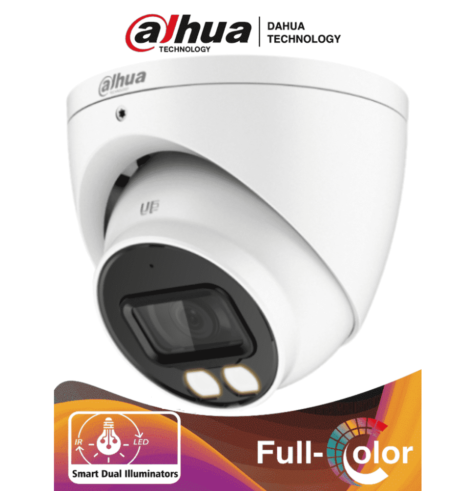 DAHUA HAC-HDW1500T-IL-A - Cámara Domo de 5 Megapixeles/ Iluminadores Duales Inteligen