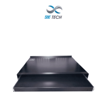 SBETECH CDES1910R - Charola deslizable para rack  19(48.26 cm) x 10(25.4 cm) para tec