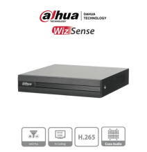 DAHUA XVR1B04H-I - DVR de 4 canales 5MP Lite con WizSense y H.265+. Soporta 4 canales