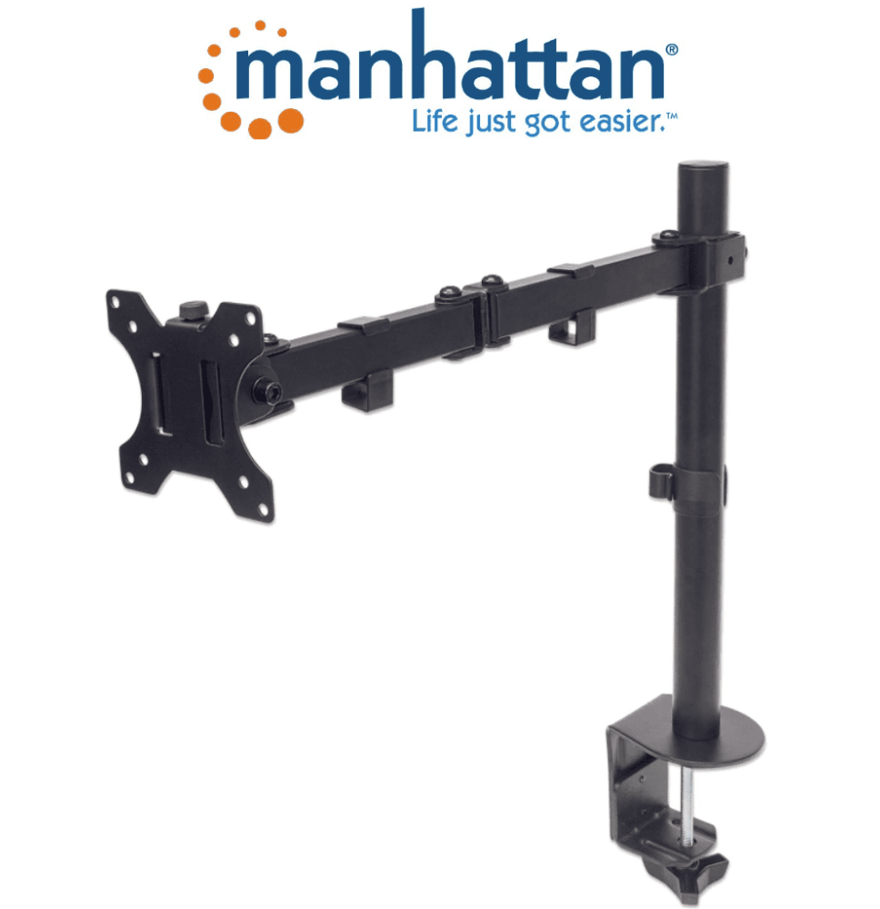 MANHATTAN 461542 - Soporte de Escritorio para Monitores de 13 a 32 Pulgadas/ 8 Kg de