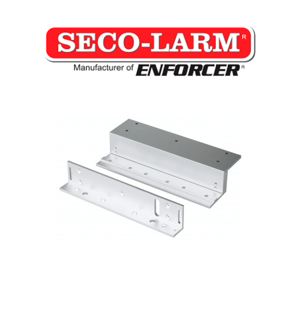 Seco-Larm E941S600/ZQ - Soporte en Z y en L para cerraduras electromagnéticas de la s