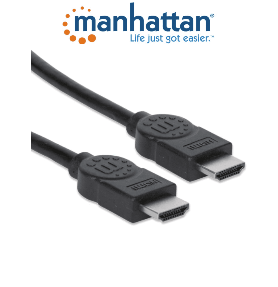 MANHATTAN 323260 - Cable HDMI de Alta Velocidad de 15 Metros / Resolución 4k@30Hz/ So