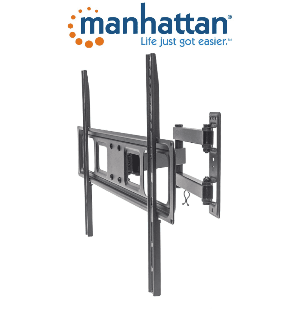 MANHATTAN 461337 - Soporte de Pared para Pantallas de 37 a 70 Pulgadas/ 35 Kg de Carg