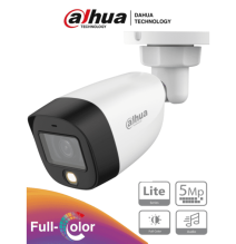 DAHUA HAC-HFW1509CN-A-LED - Cámara Bullet Full Color de 5 MP con lente de 2.8 mm y ap