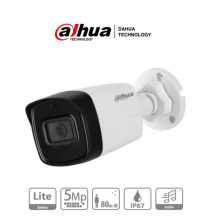 DAHUA HAC-HFW1500TL-A-28 - Camara Bullet de 5 Megapixeles/ Microfono Integrado/ Lente