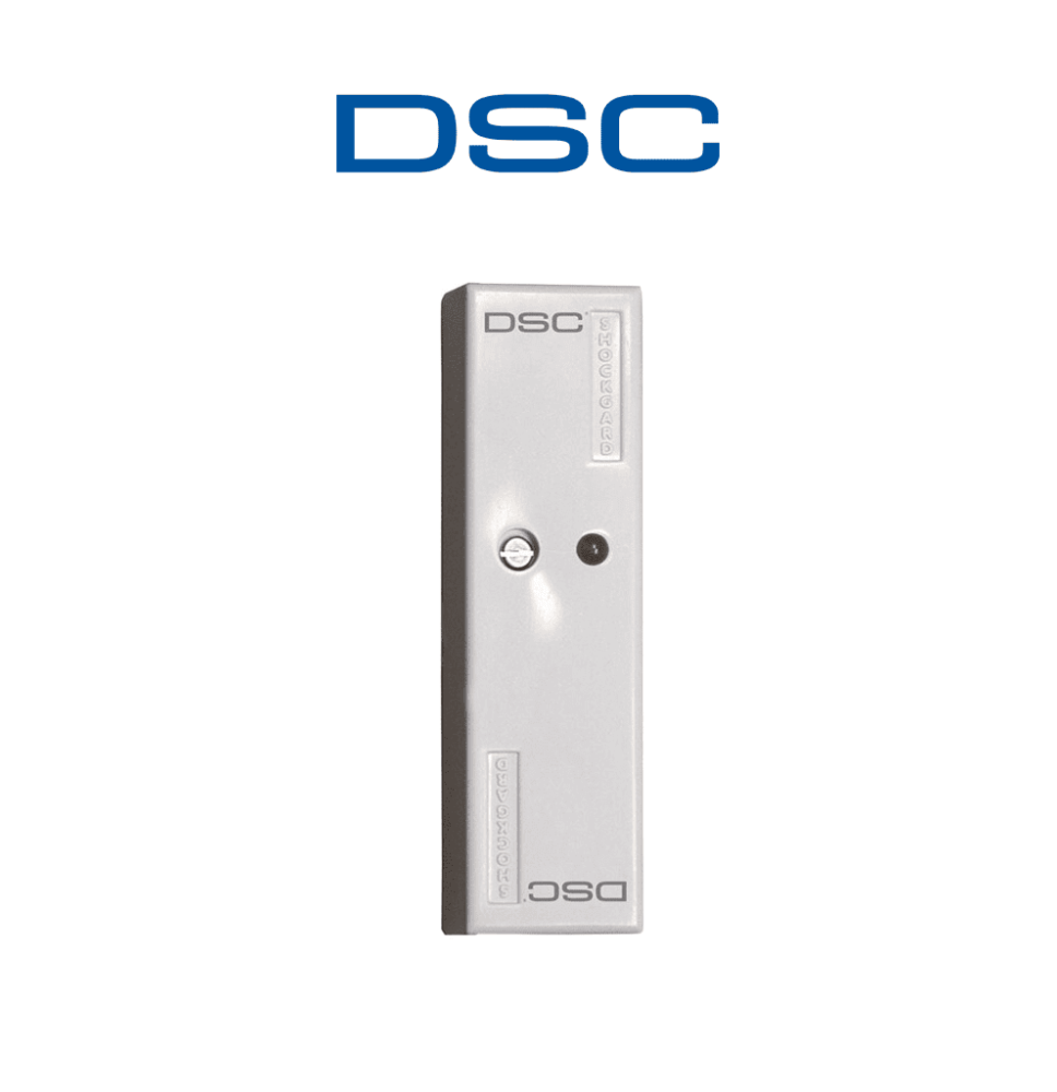 DSC SS102 - Sensor de Impacto cableado puede monitorear vibraciones menores e impacto