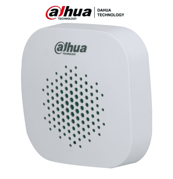 DAHUA DHI-ARA12-W2 -Sirena Inalámbrica Interior / 85 dB +- 3 / 3 Niveles de Volumen /