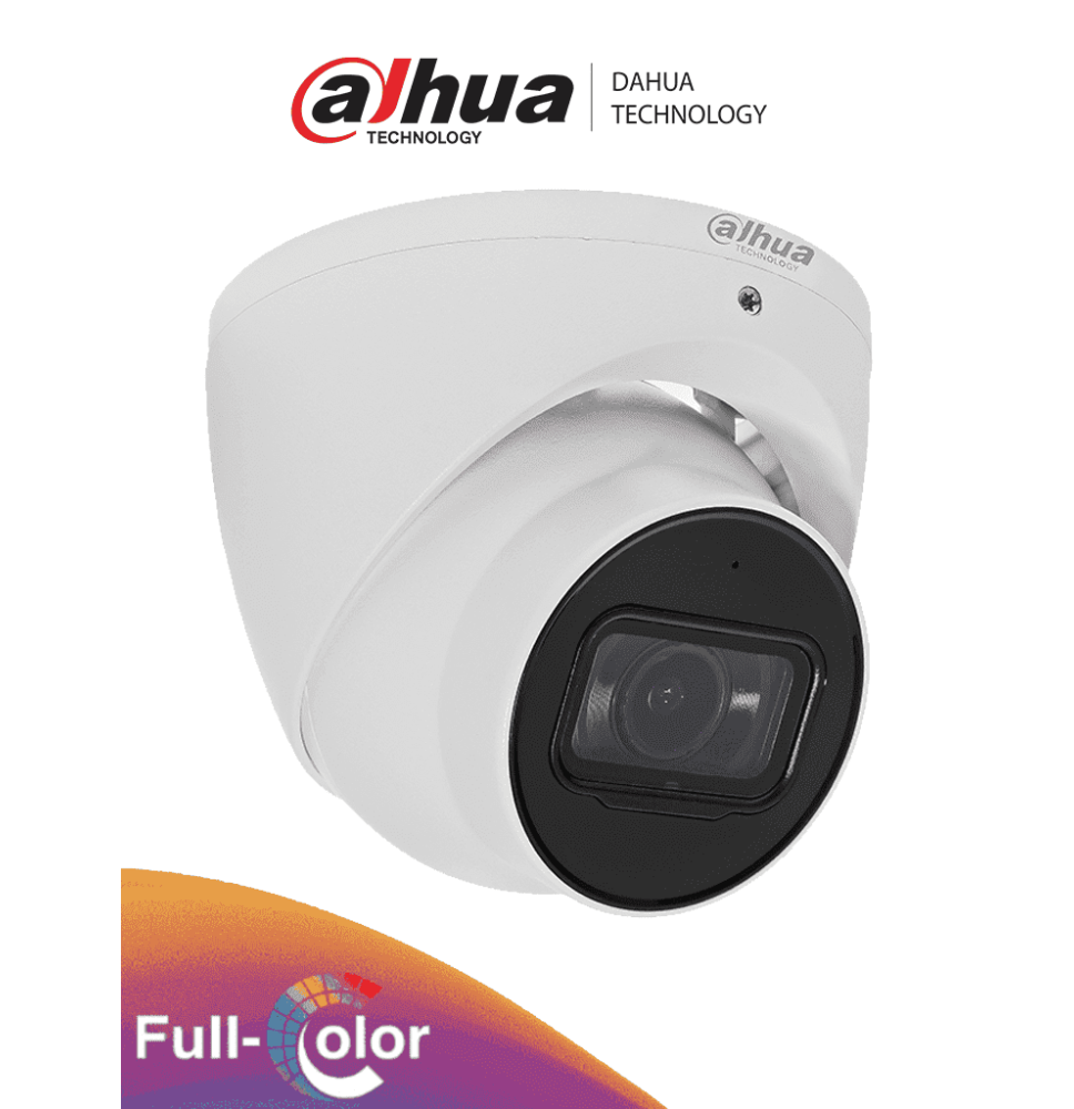 DAHUA HAC-HDW2249T-A - Cámara Domo FullColor de 2 Megapixeles/ FullColor y Starlight