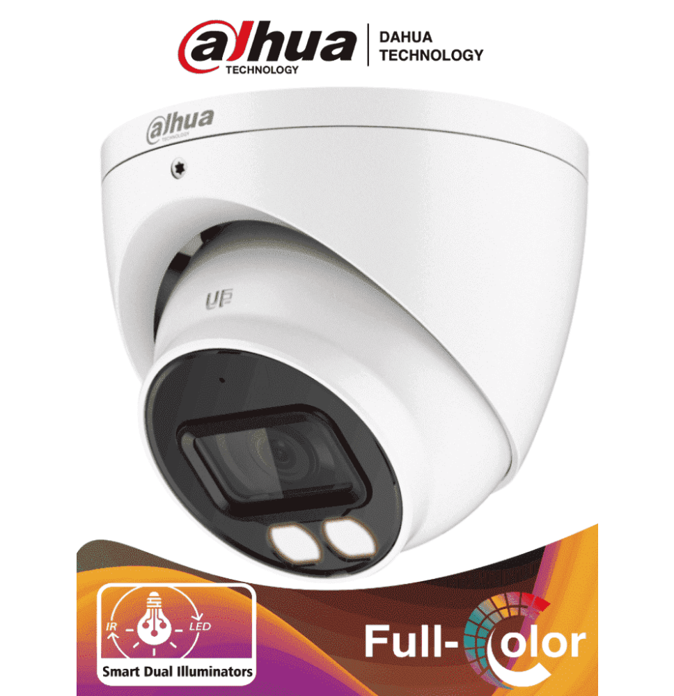 DAHUA HAC-HDW1239TN-IL-A - Camara Domo de 2 Megapixeles/ Iluminador Dual Inteligente+