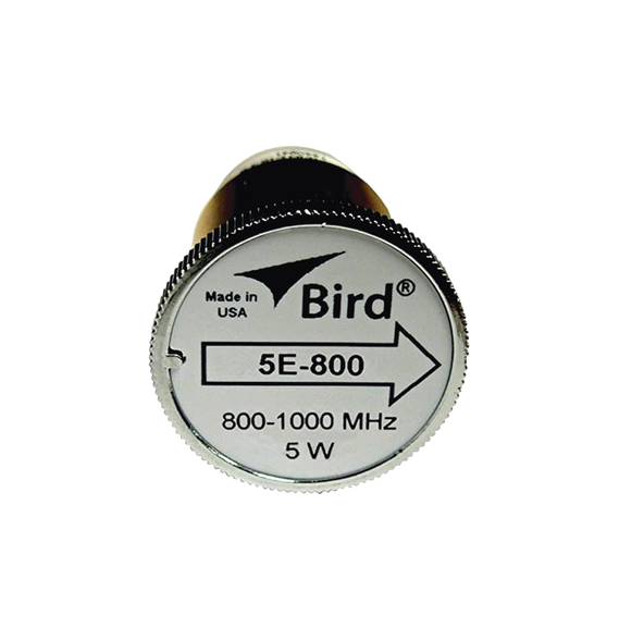 BIRD TECHNOLOGIES 5E800 5E-800 Elemento de 5 Watt en linea 7/8  para Wattmetro BIRD 4