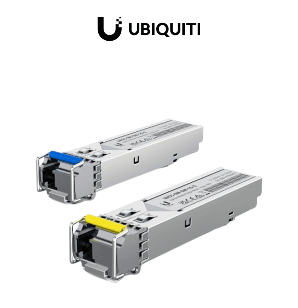 UBIQUITI UACC-OM-SM-1G-S-2 - Módulo SFP monomodo con transceptor mini GBIC  velocidad