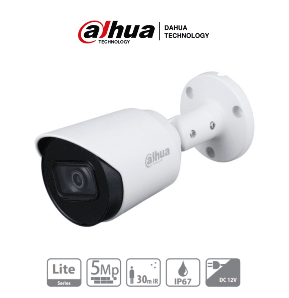 DAHUA HAC-HFW1500T-28 - Camara Bullet de 5 Megapixeles/ Lente de 2.8 mm/ 111 Grados d