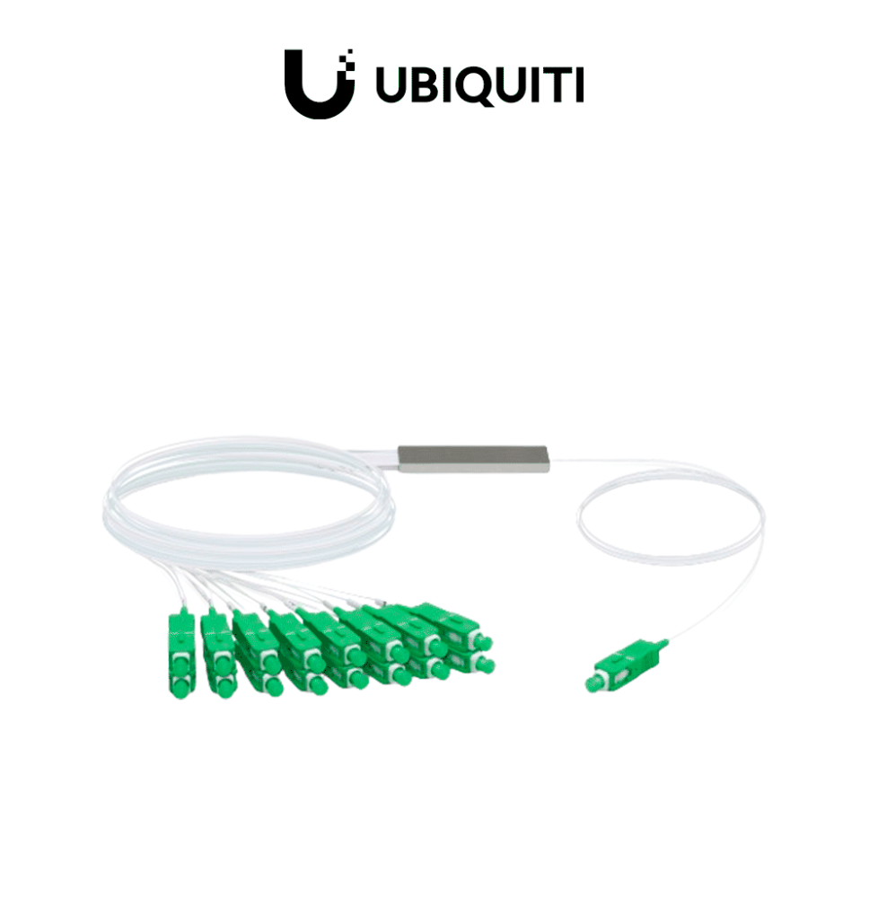 Ubiquiti UF-SPLITTER-16 - Divisor de fibra óptica con 16 salidas  compatible con disp