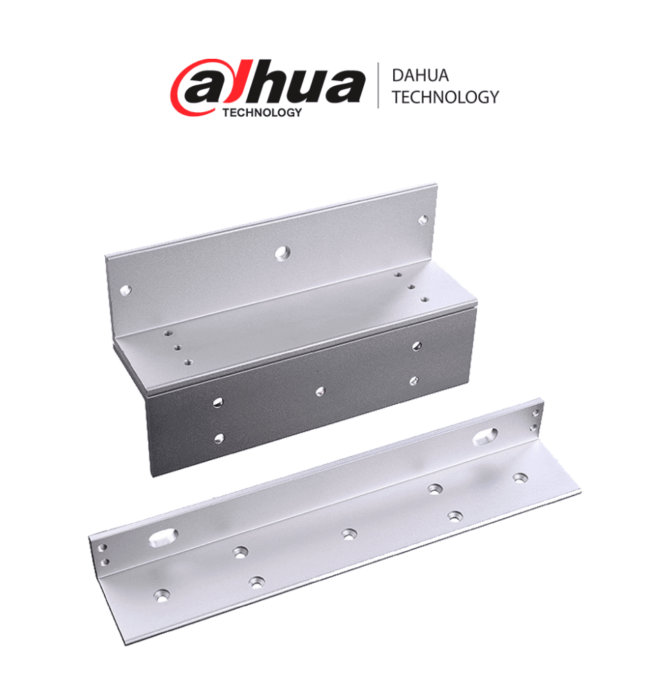 Dahua DHI-ASF280ZL Bracket Z L/ Soporte para Electroimán de 280 kg/ Aluminio DHT07700