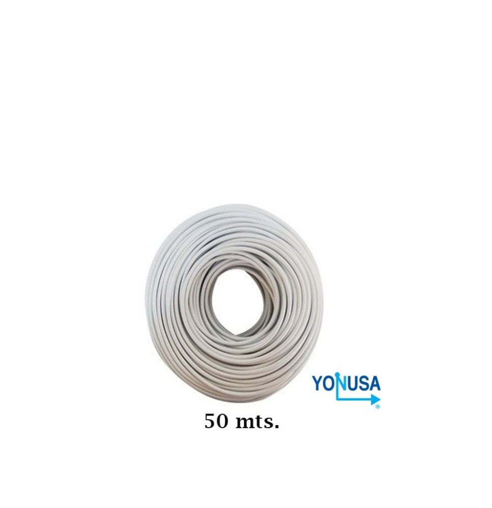 YONUSA CDA50 - Bobina de cable bujía con doble aislado de 50 mts para uso en cercas e