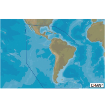 C-MAP MSAY038MS M-SA-Y038-MS M-SA-Y038-MS MAX-N+ mapas del caribe centro y Sudamérica