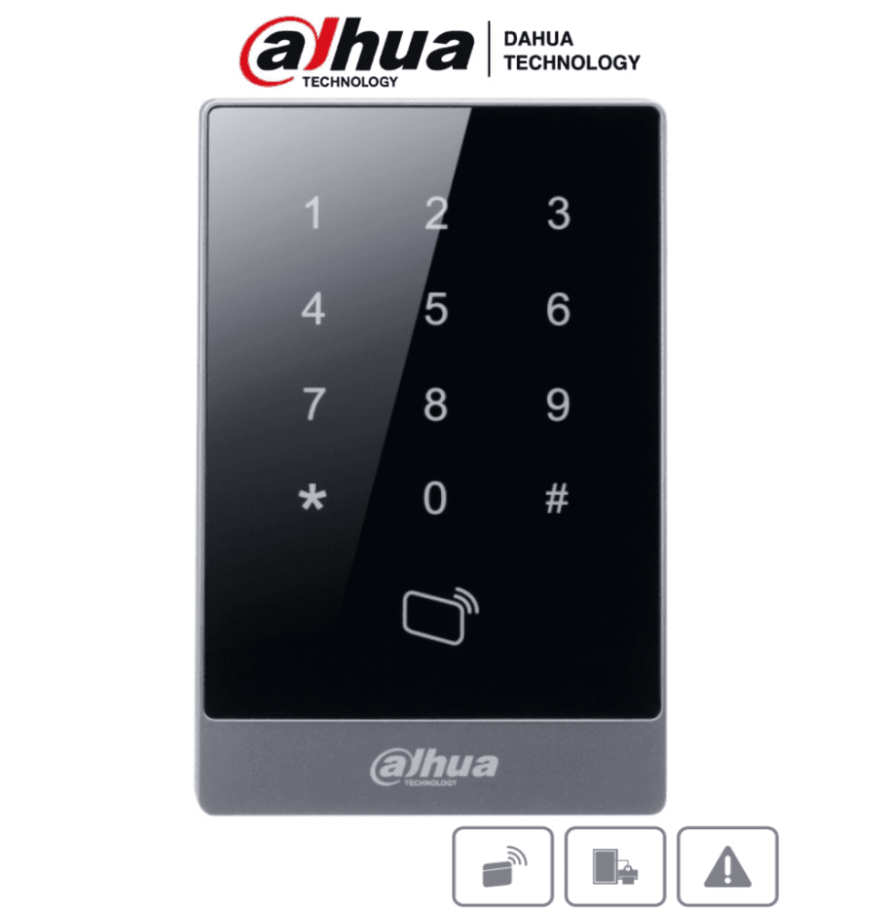 DAHUA ASR1101A - Lectora de Tarjetas MiFare con Teclado Touch/ para Password/ Conexió