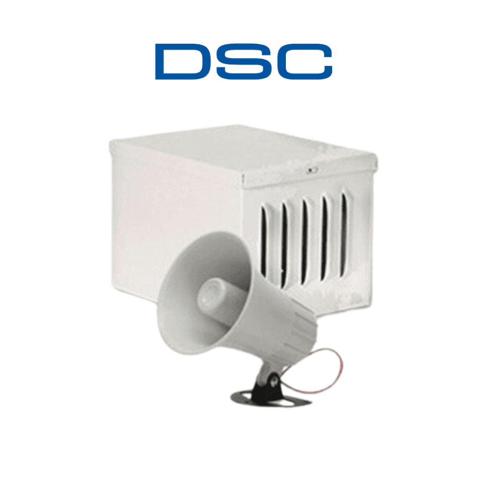 DSC S20WGPAQ - Paquete Sirena Exterior 20W con Gabinete DSC1190013 S20WGPAQ