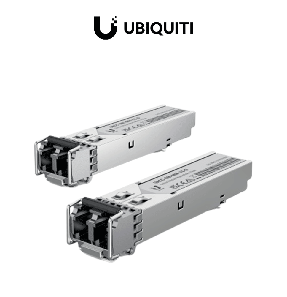 UBIQUITI UACC-OM-MM-1G-D-2 - Módulo UFiber SFP 1.25G con transceptor MiniGBIC multimo