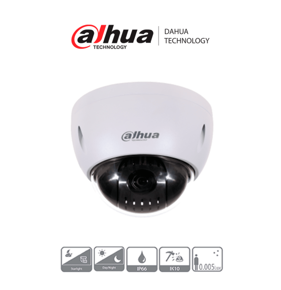 DAHUA DH-SD42215-HC-LA - Cámara PTZ de 2 Megapíxeles/ 1080p/ 15x de Zoom Óptico/ Mont