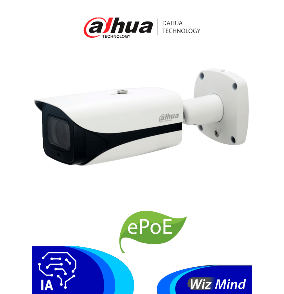 DAHUA IPC-HFW5442EN-ZE-Cámara IP Bullet Resolución de 4 MP lente motorizado 2.7-12 m DAHUA IPC-HFW5442EN-ZE-Cámara IP Bullet Resolución de 4 MP lente motorizado 2.7-12 m