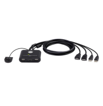 ATEN CS22HF CS22HF Switch KVM | USB FHD HDMI | de 2 puertos en formato cable