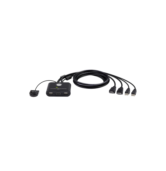 ATEN CS22HF CS22HF Switch KVM | USB FHD HDMI | de 2 puertos en formato cable