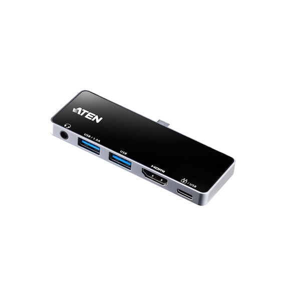 ATEN UH3238 UH3238 USB-C Travel Dock con Power Pass-Through
