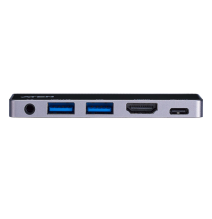 ATEN UH3238 UH3238 USB-C Travel Dock con Power Pass-Through