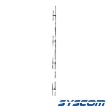 Syscom SJ4DU SJ4D-U Antena Base UHF de 4 Dipolos Rango de Frecuencia 450 - 470 MHz.