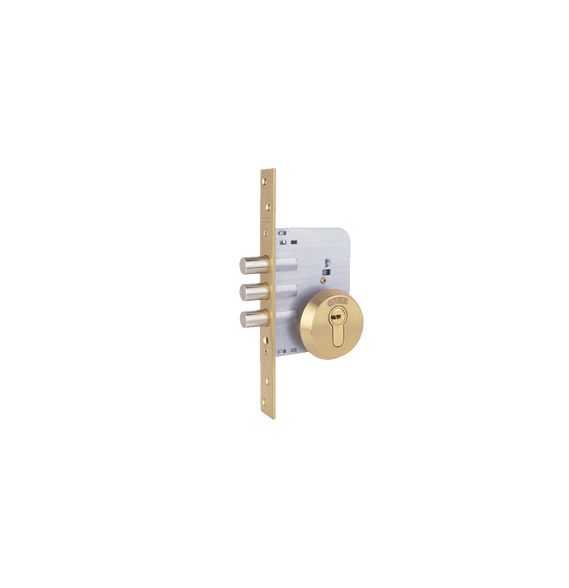ASSA ABLOY RB101 RB101 Cerradura de embutir auxiliar de bulones sin resbalón y escudo