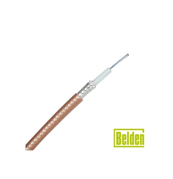 BELDEN 83242 83242 ( Venta x metro ) Cable RG142BU con blindaje de doble malla con ba