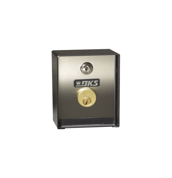 DKS DOORKING 1207080 1207-080 Interruptor con llave con cilindro Mortise / soporte pa