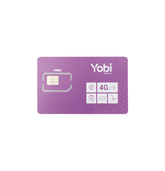 Syscom SIM1GBYOBI SIM1GBYOBI SIM Yobi para dispositivos móviles 3G/4G 1GB Mensual por