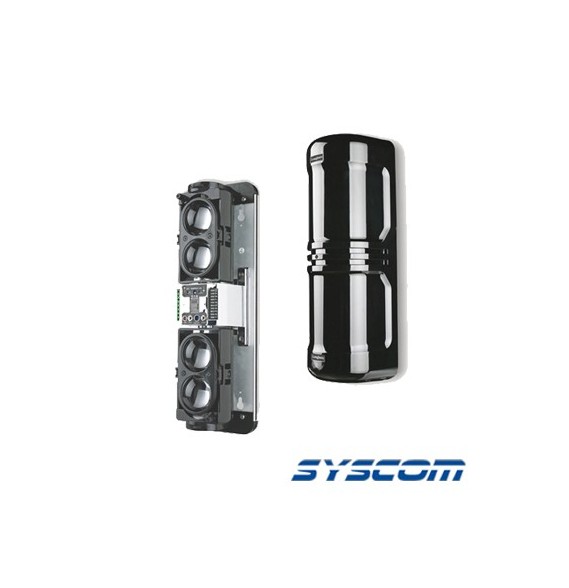 Syscom ABH50L ABH50L Detector de rayo fotoeléctrico para 50 mts. Incluye receptor y t