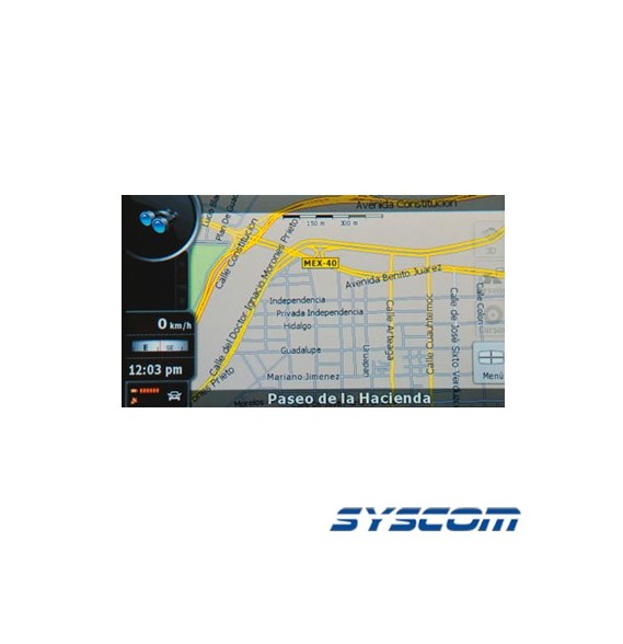 Syscom IGO8MEX IGO8MEX Tarjeta SD para el Receptor M500 de GPS. Contiene Mapas de Méx