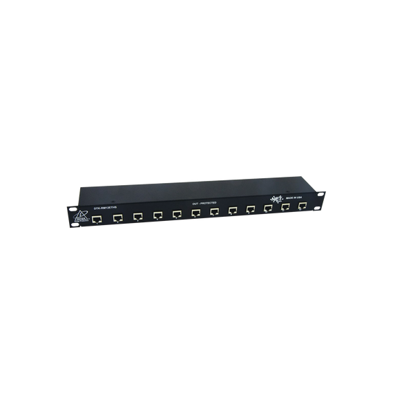 DITEK DTKRM12ETHS DTK-RM12ETHS Protector de puertos IP de 12 Canales para uso en CAT5