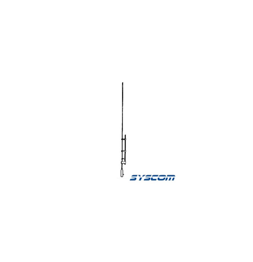 Syscom SJPOLE SJ-POLE Antena Base VHF Omnidireccional Rango de Frecuencia 138 - 174 M