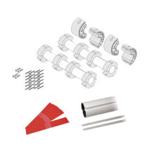 CAME GARD8ARM GARD8-ARM Kit de mástil para barreras GARD8 / Incluye 2 secciones tubul